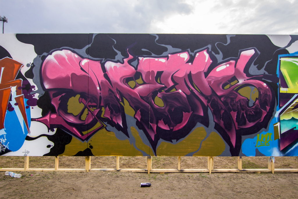 EWOK, OMENS, STEEL, TRAV, ZESER, graffiti, Ironlak