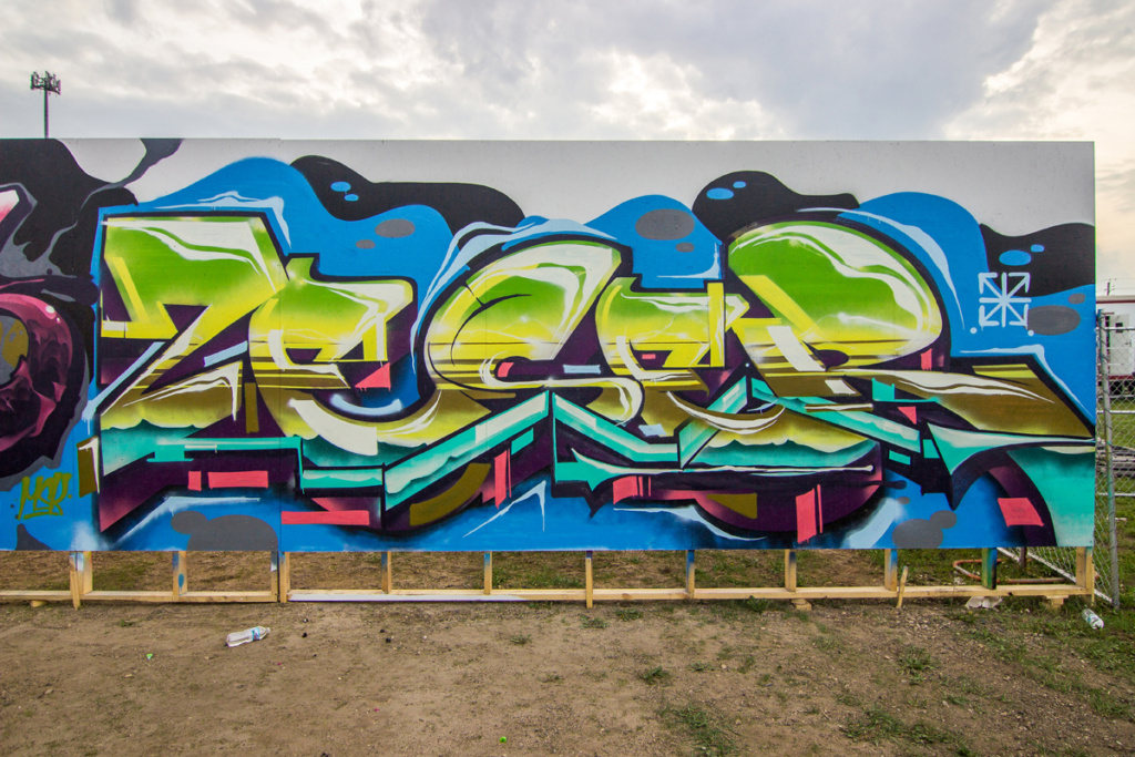 EWOK, OMENS, STEEL, TRAV, ZESER, graffiti, Ironlak