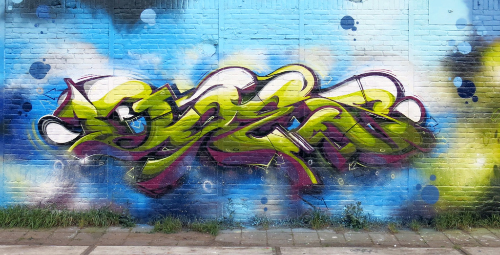 DOES, Amsterdam, graffiti, Ironlak