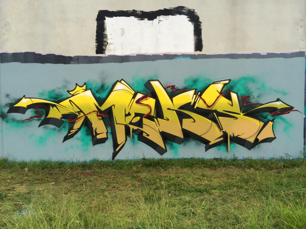 TUES, graffiti, Ironlak