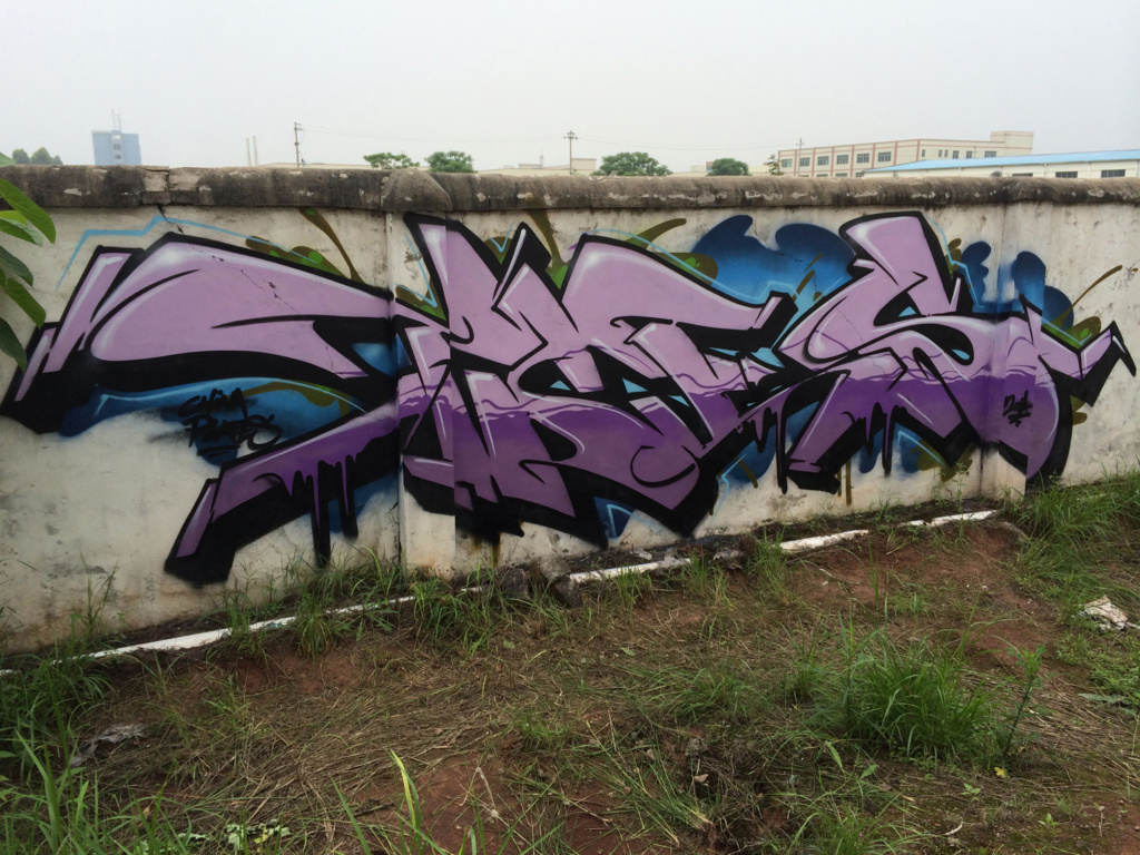 TUES, graffiti, Ironlak