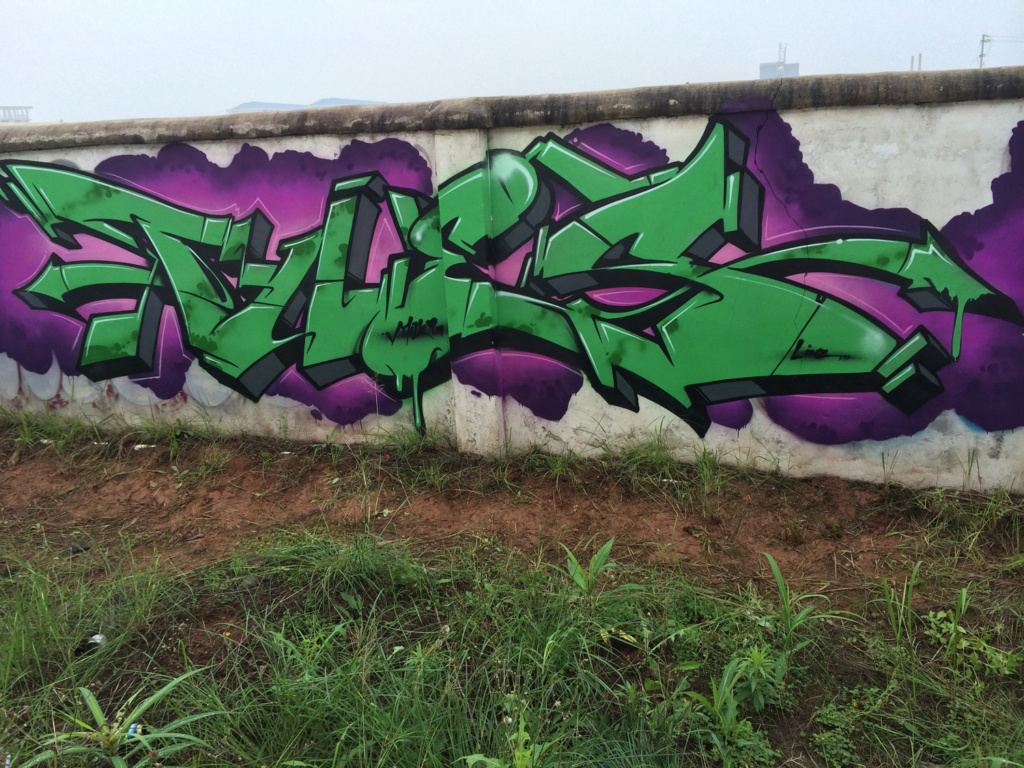 TUES, graffiti, Ironlak