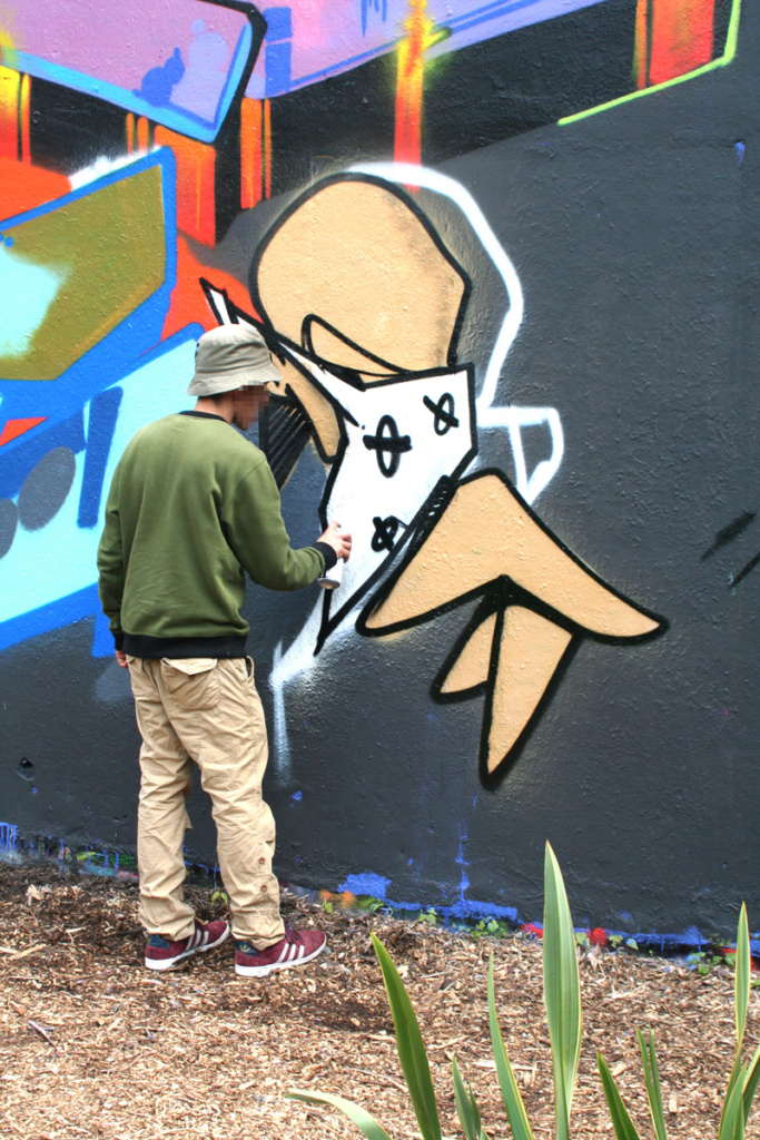 London, graffiti, Ironlak