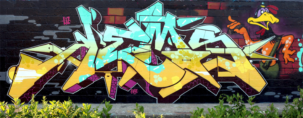 KEMS, graffiti, Ironlak