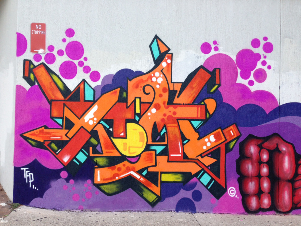 ATOME, graffiti, Ironlak