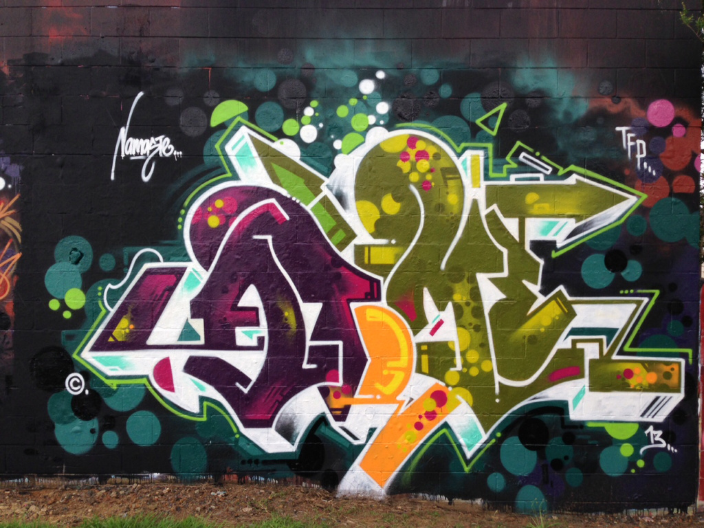 ATOME, graffiti, Ironlak