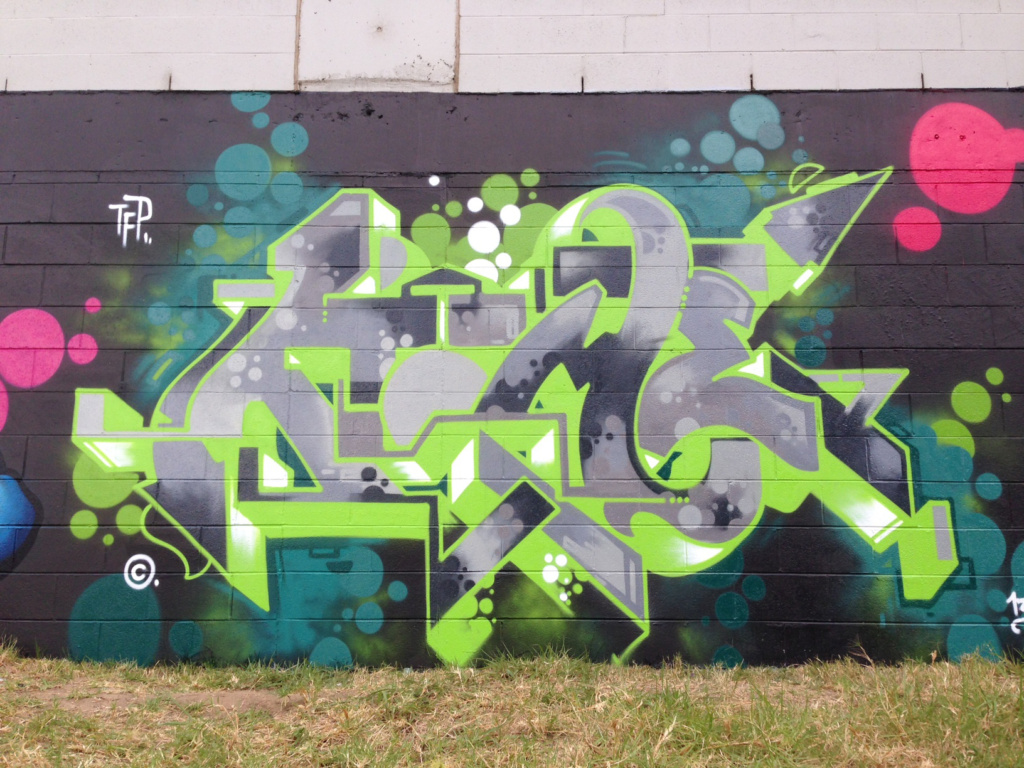 ATOME, graffiti, Ironlak