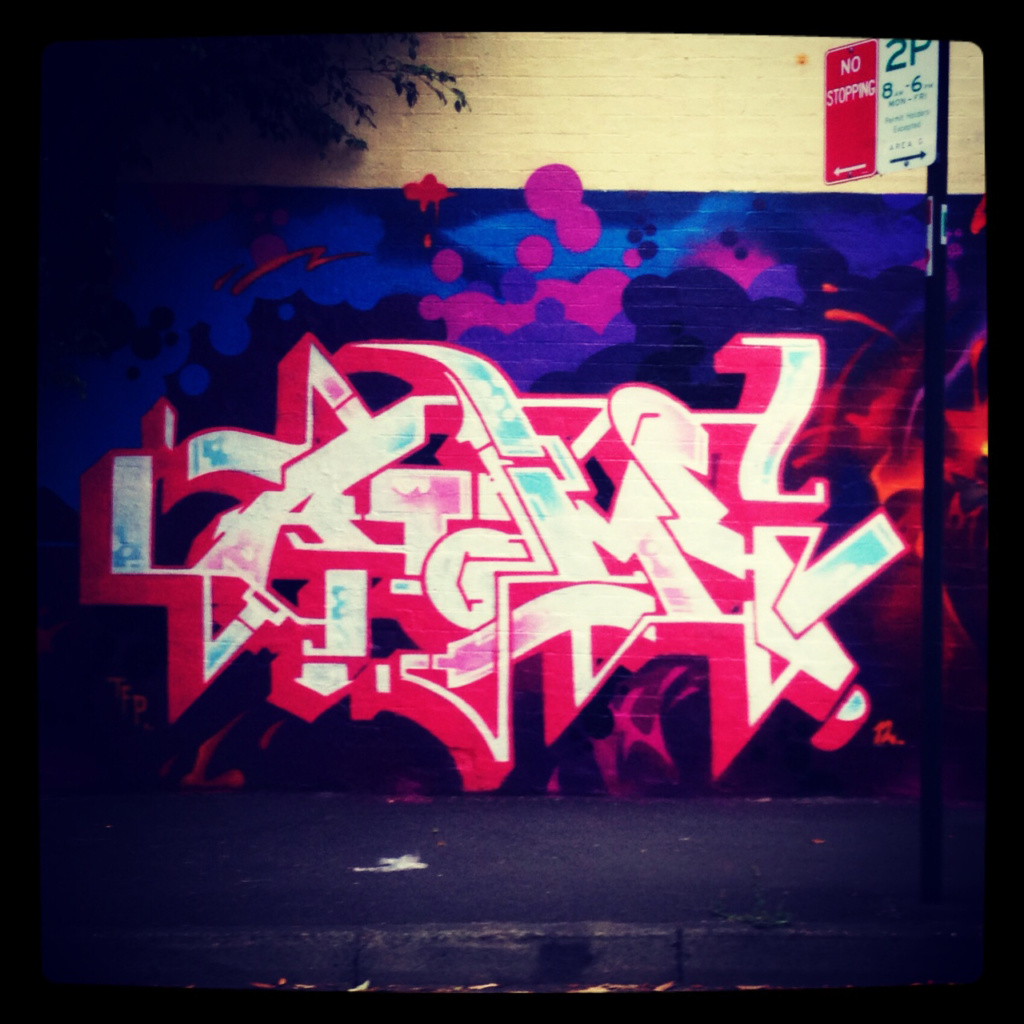 ATOME, graffiti, Ironlak