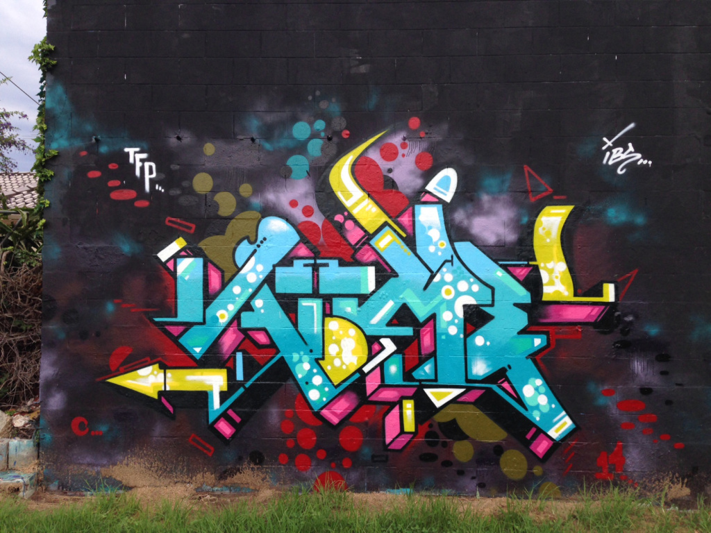 ATOME, graffiti, Ironlak