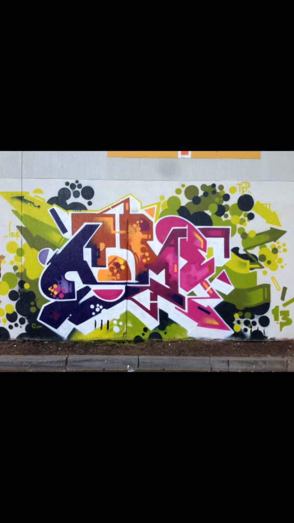 ATOME, graffiti, Ironlak