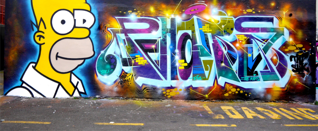 PHAT1, graffiti, Ironlak