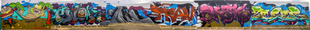 EWOK, OMENS, STEEL, TRAV, ZESER, graffiti, Ironlak