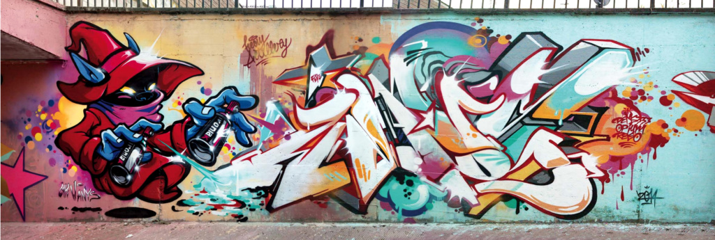 MR WANY, graffiti, Ironlak