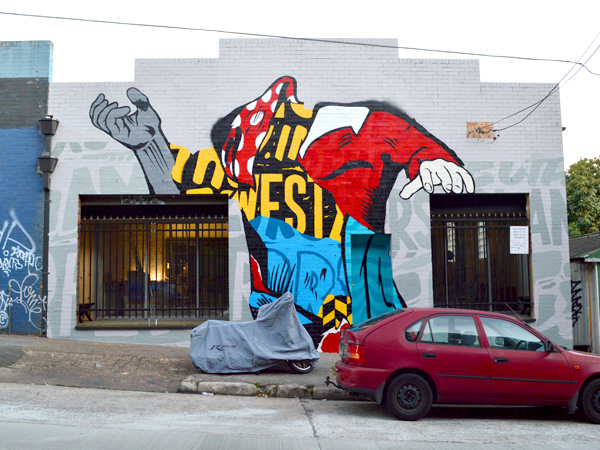 Numskull, graffiti, Melbourne, Ironlak