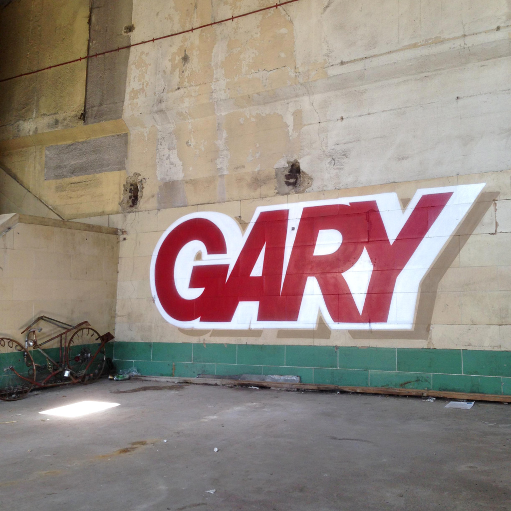 GARY, graffiti, Ironlak
