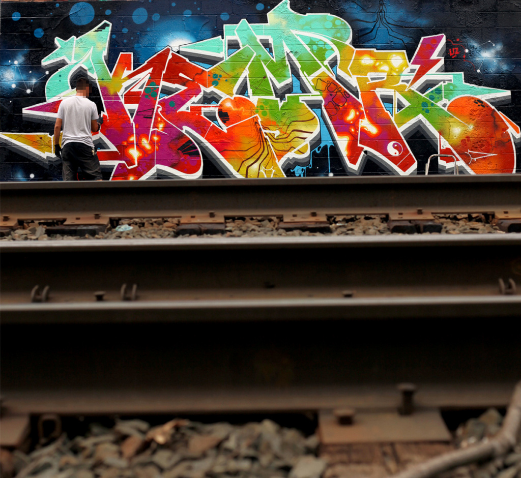 KEMS. graffiti, Ironlak