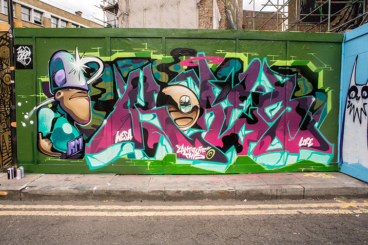 KAES, graffiti, Ironlak