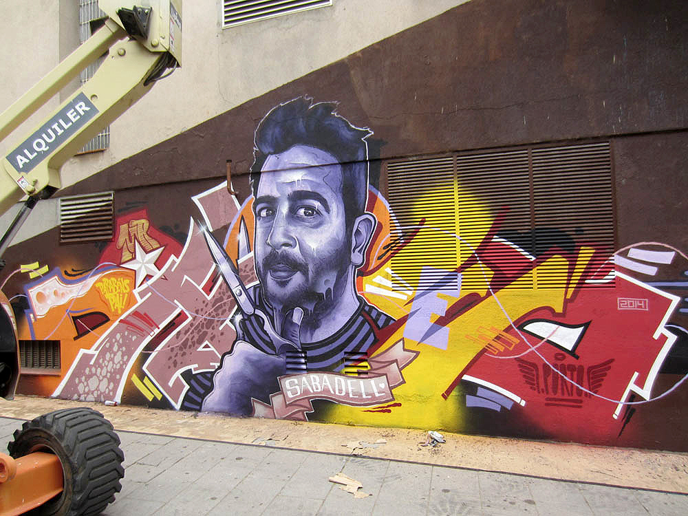 MR WANY, Spain, graffiti, ironlak
