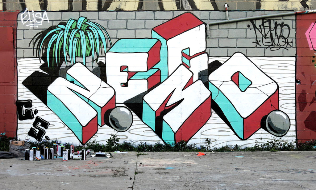 NEMCO, graffiti, ironlak