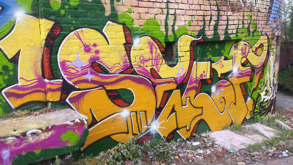 Finland, graffiti, Ironlak