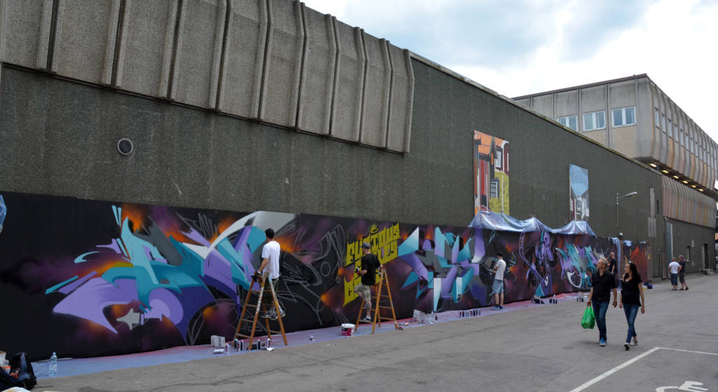 Uddevalla Blockparty, Sweden, graffiti, Ironlak