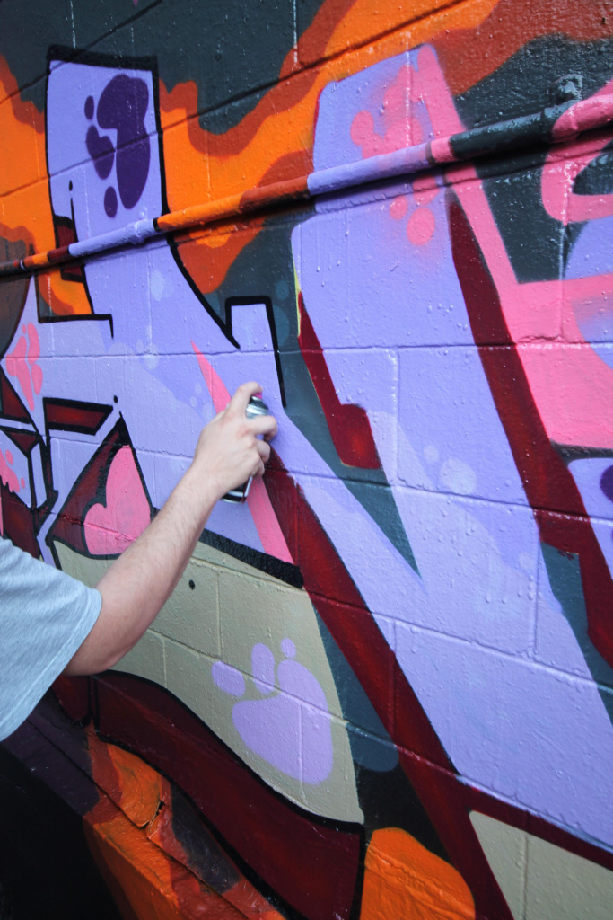 Crush City, Brisbane, graffiti, Ironlak