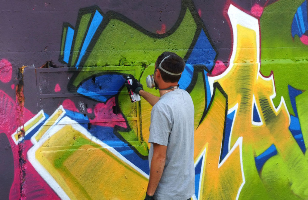KATRE, graffiti, Ironlak