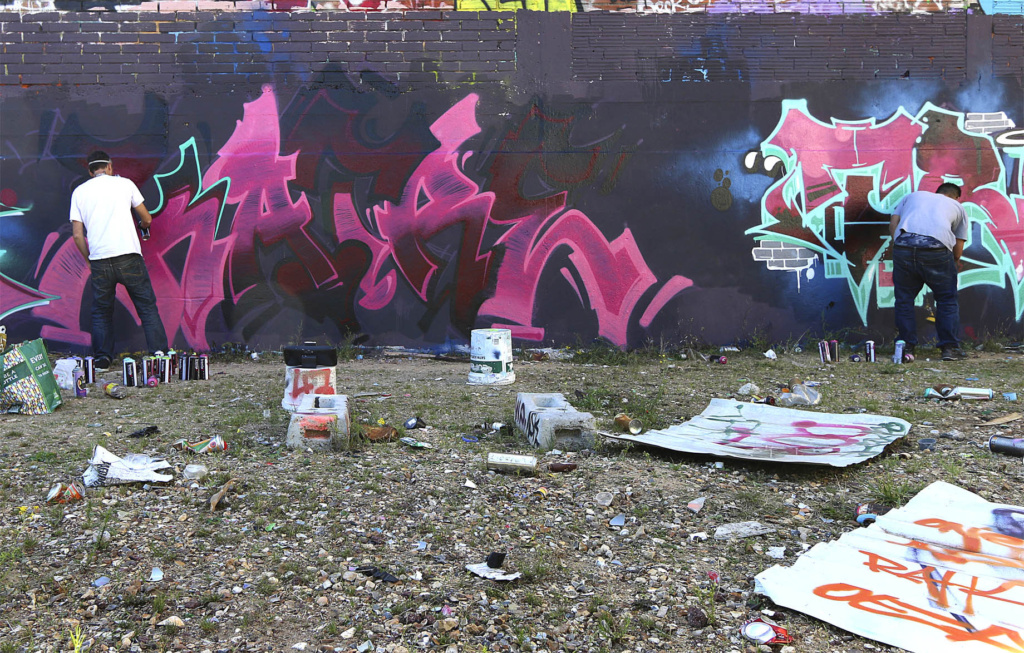 KATRE, METRO, SETH, HYBE, graffiti, Ironlak