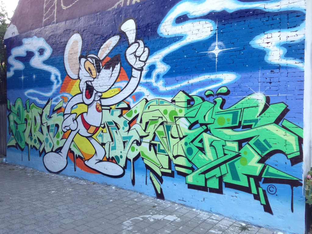 BATES, graffiti, Ironlak