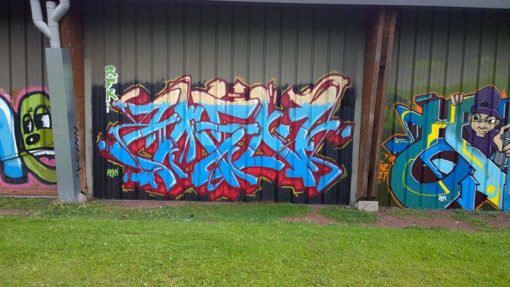 CANZ Shop, France, graffiti, Ironlak