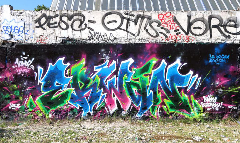 KATRE, graffiti, Ironlak