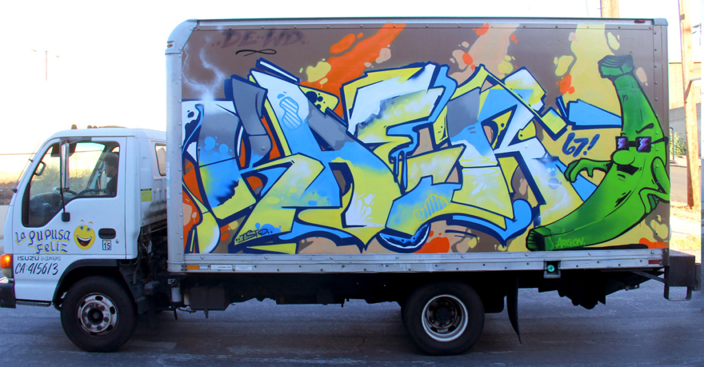 KAER67, DREW75, graffiti, Ironlak