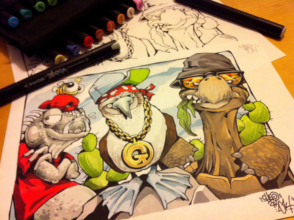 CHEO, illustration, ironlak