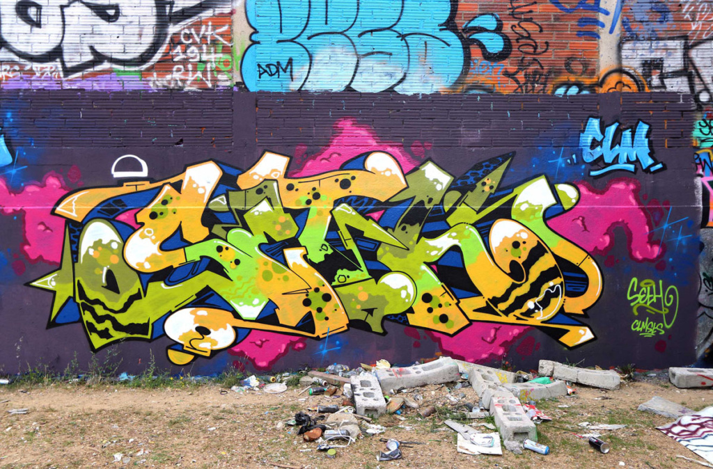 KATRE, graffiti, Ironlak