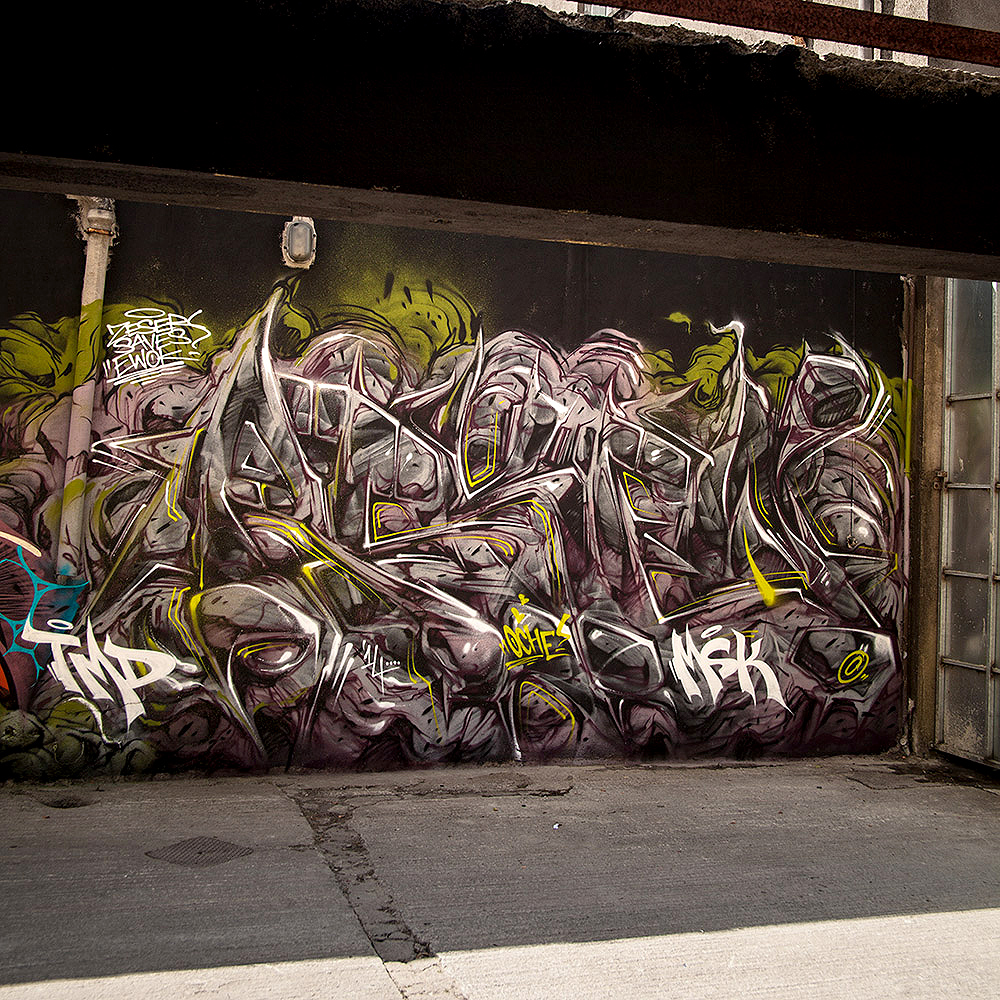 ASKEW, Central Auckland, graffiti, ironlak