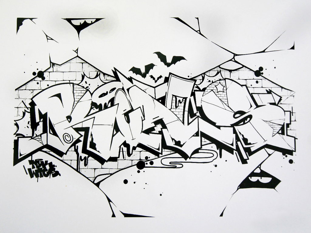 Discover the Art of Graffiti Sketching with 20 Awesome Sketches