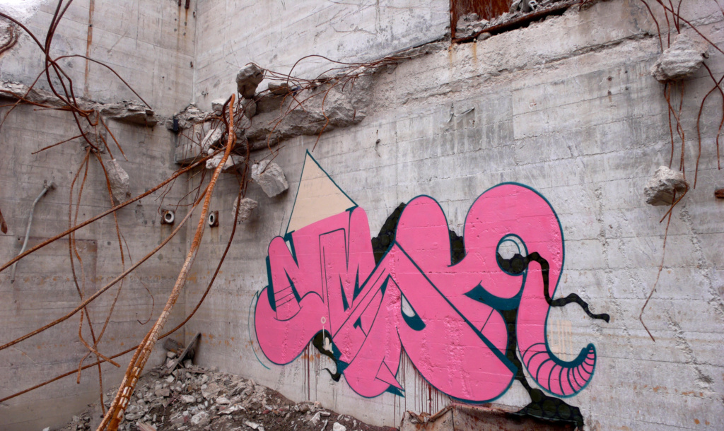 NMPH, graffiti, Ironlak