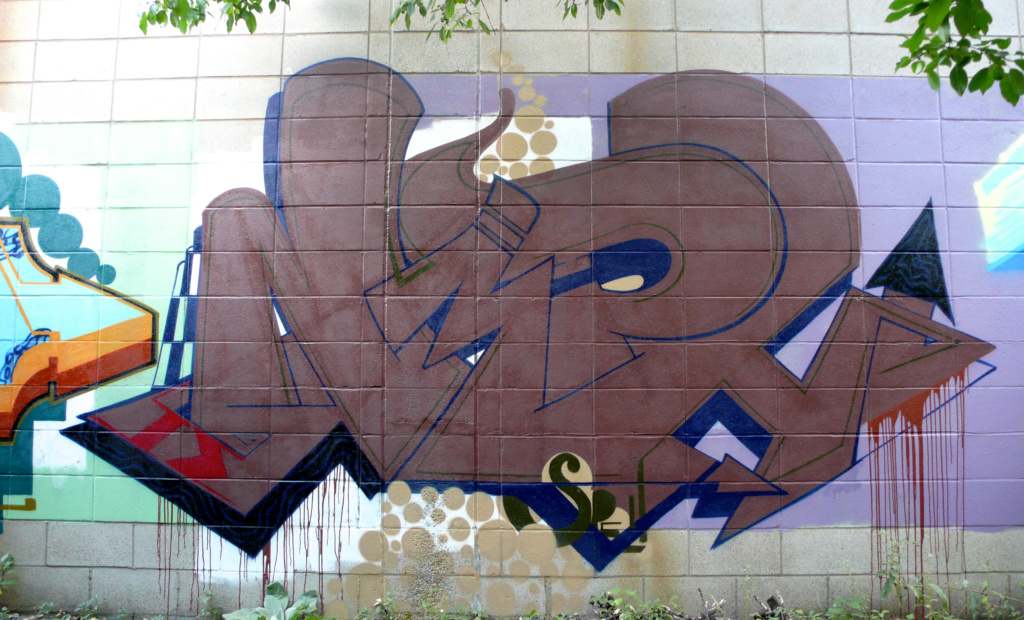 NMPH, graffiti, ironlak