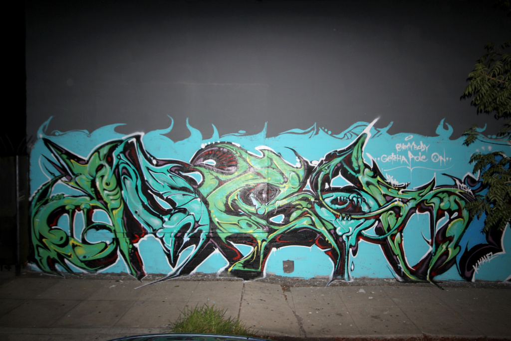 AUGOR, graffiti, ironlak