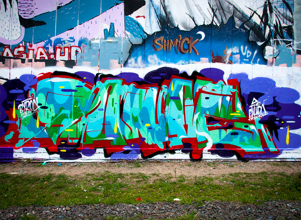 BERST, graffiti, ironlak