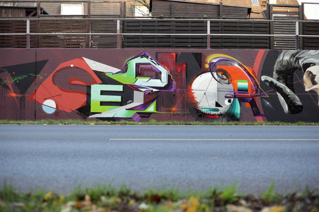 SEMOR, graffiti, ironlak