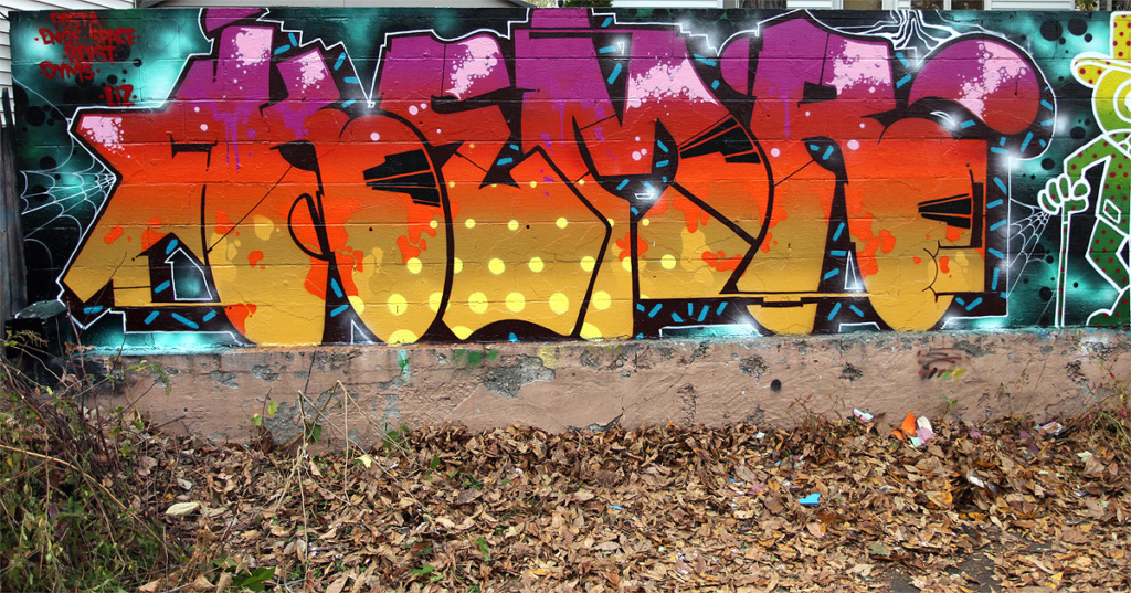 graffiti, ironlak