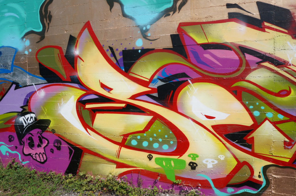 SERVAL, graffiti, Ironlak