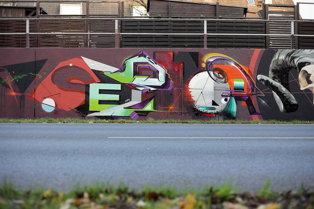 SEMOR, Germany, graffiti, ironlak
