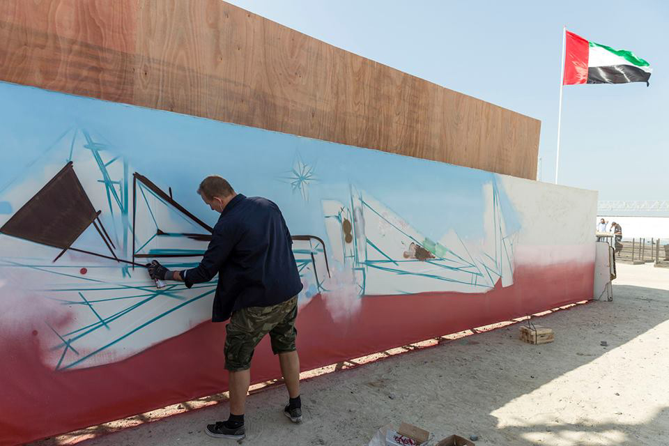 Dubai, Selina Miles, graffiti, Ironlak