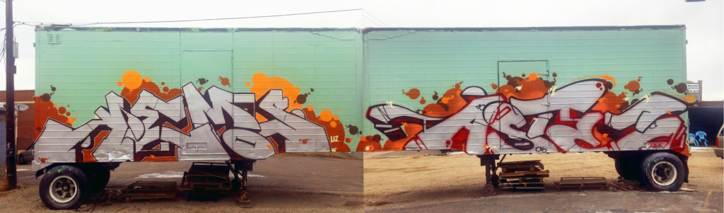 KEMS , ASTE, graffiti, Ironlak