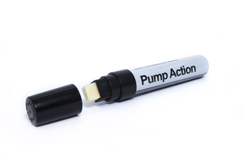 Ironlak Pump Action 15mm Felt Nib Refillable Acrylic Paint Marker Sublime