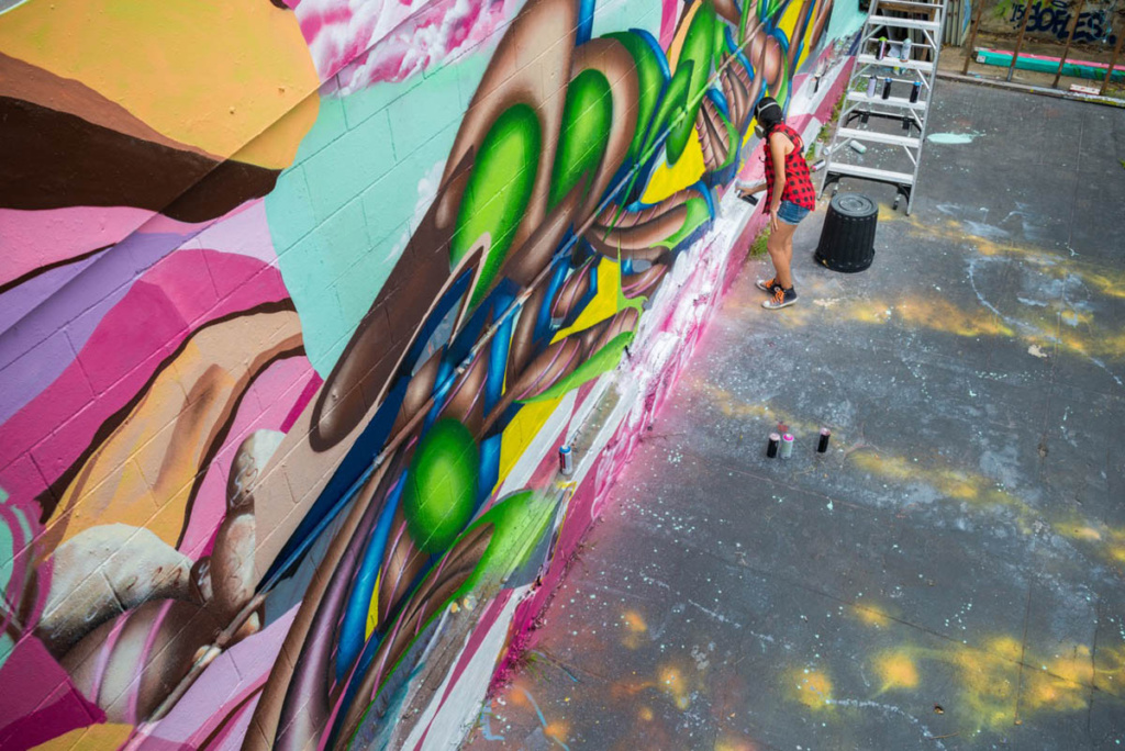 ZURIK, Brisbane, graffiti, Ironlak
