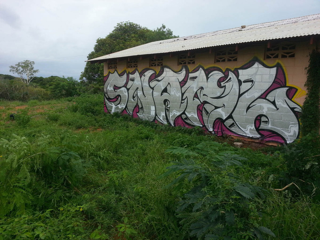 SNARL, Mornington Island, graffiti, Ironlak