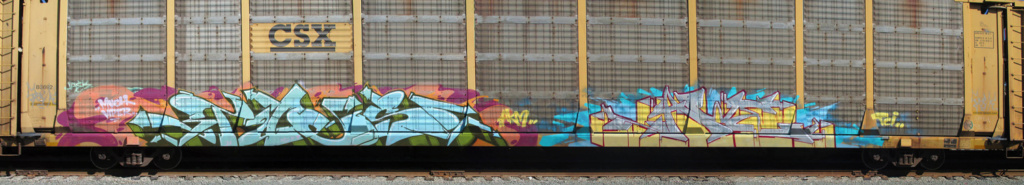 TUES, graffiti, Ironlak